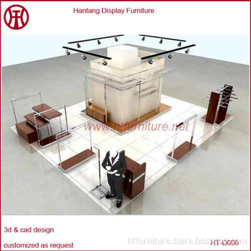 Beautiful chothing shop interior design for Garment clothes showcase